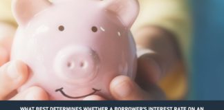 what best determines whether a borrower’s interest rate on an adjustable rate loan goes up or down